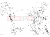 DUCATI 2021 Diavel 1260 S STEERING ASSEMBLY [MOD:DVL1260S]