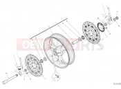 DUCATI 2021 Hypermotard 950 SP FRONT WHEEL [MOD:HYM950SP]