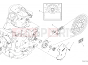 DUCATI 2021 Hypermotard 950 FRONT SPROCKET - CHAIN [MOD:HYM 950]