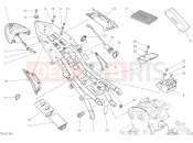 DUCATI Monster 821 Stealth REAR FRAME COMP. [MOD:M821STEA]