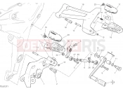 DUCATI 2021 Multistrada 950 FOOTRESTS, LEFT [MOD:MS950]