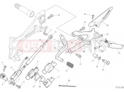 DUCATI 2021 Panigale Superleggera V4 FOOTRESTS, LEFT [MOD:PANV4SL]