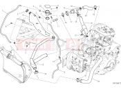 DUCATI 2021 XDiavel Dark COOLING CIRCUIT [MOD:XDVLDARK]