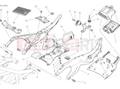 DUCATI 2021 XDiavel REAR FRAME COMP. [MOD:XDIAVEL]