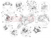 Main cable harness - Piaggio Beverly 300 IE ABS 2020