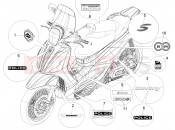 Plates - Emblems - Piaggio Beverly 300 IE ABS 2020