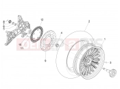 Rear wheel - Piaggio Beverly 300 IE ABS 2020