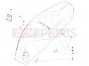 Saddle/seats - Piaggio Beverly 300 IE ABS 2020