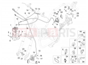 Brakes pipes - Calipers (ABS) - Piaggio Beverly 300 IE ABS (APAC) 2020