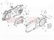 Crankcase cover - Crankcase cooling - Piaggio Beverly 300 IE ABS (APAC) 2020