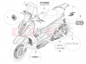 Plates - Emblems - Piaggio Beverly 300 IE ABS (APAC) 2020