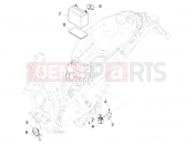 PIAGGIO Beverly 350 IE ABS Remote control switches - Battery - Horn