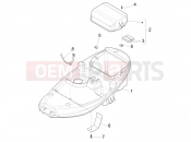 PIAGGIO Liberty 125 Poste Helmet huosing - Undersaddle