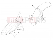 PIAGGIO Liberty 125 Poste Wheel huosing - Mudguard