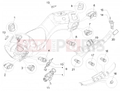 PIAGGIO MP3 500 MAXI Sport ABS Selectors - Switches - Buttons