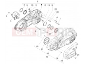 PIAGGIO MP3 500 Sport Advanced Crankcase cover - Crankcase cooling