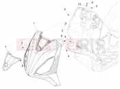 Front shield - Piaggio 1 Motorcycle 2022