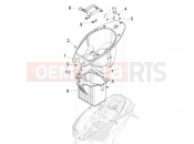 Helmet huosing - Undersaddle - Piaggio 1 Motorcycle 2022