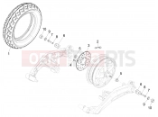 Rear wheel - Piaggio 1 Motorcycle 2022