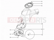 Meter combination - Cruscotto - Piaggio Typhoon 125 4T 2V 2019