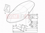 Saddle/seats - Piaggio Typhoon 125 4T 2V 2019