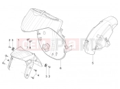 Wheel huosing - Mudguard - Piaggio Typhoon 125 4T 2V 2019