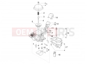 PIAGGIO Typhoon 125 4T 2V Carburetor's components