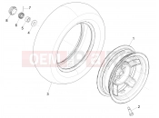 PIAGGIO Zip 50 4T 25 Km/h Rear wheel