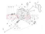 PIAGGIO Zip 50 4T Cylinder head unit - Valve