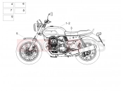 MOTOGUZZI V7 III Stone Night Pack 750 (USA) Decal