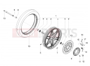 MOTOGUZZI V7 III Stone Night Pack 750 (USA) Front wheel
