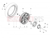 MOTOGUZZI V7 III Stone Night Pack 750 (USA) Rear wheel