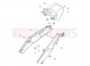 Rear body - Motoguzzi V85 TT Travel Pack 2020
