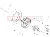 MOTOGUZZI V9 Bobber 850 ABS Front wheel