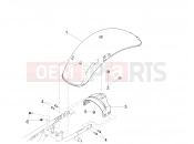 MOTOGUZZI V9 Bobber 850 ABS Rear mudguard