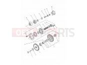 Triumph 1999 THUNDERBIRD SPORT Alternator/ Starter Drive Gears