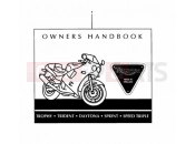 Triumph 1993 SPEED TRIPLE (CARBS) Owners Handbook 1995 Models