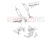 Triumph 1993 SPEED TRIPLE (CARBS) Exhaust System 29156