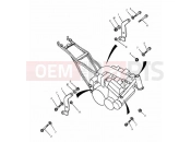Triumph 1995 SPEED TRIPLE (CARBS) Linkage Carrier...