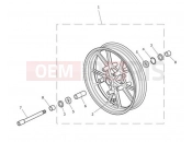 TRIUMPH SPEED TRIPLE 461332 > 735437 Front Wheel