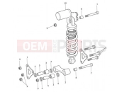 TRIUMPH SPEED TRIPLE R > 735336 Rear Suspension Unit & Linkage