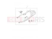 Triumph 2020 STREET TWIN Luggage Rack Kit, Graphite