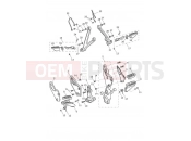 TRIUMPH TIGER EXPLORER XCX 740277 > Footrests & Mountings