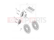 Front Brake Caliper & Disc - Triumph TIGER EXPLORER XR 740277 > 2018