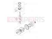 Triumph 2019 THRUXTON R Crankshaft, Connecting Rods...