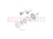 TRIUMPH Thruxton RS Starter Drive Gears