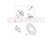 TRIUMPH SPRINT RS > 139276 Rear Brake Caliper & Disc