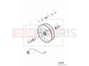 Front Wheel - Triumph SPRINT ST 139277 > 208166 2003