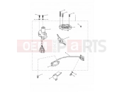 Ignition Switch, Seat Lock - Triumph SPRINT ST 139277 > 208166 2003