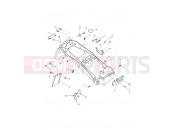 Rear Mudguard & Battery Box - Triumph SPRINT ST 139277 > 208166 2003